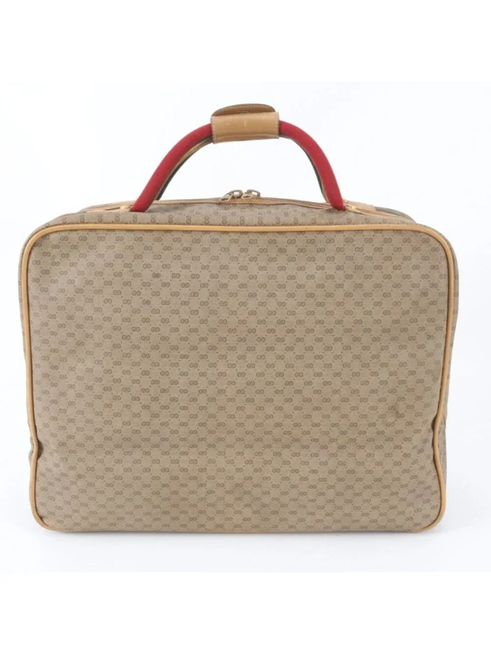 Gucci Micro GG Sherry Line Leather Boston Bag Tote